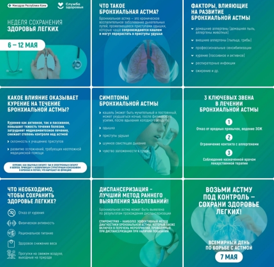 Неделя сохранения здоровья лёгких.